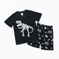thumbnail image 2 of Toddler Boys Clothes Baby Boy Outfit Sets Baby Boy Summer Clothes 12 18 24 Month 3T 4T 5T 6T 7T Dinosuar Printed Short Sleeve Shorts Clothes Casual Summer Kids Suit, 2 of 6