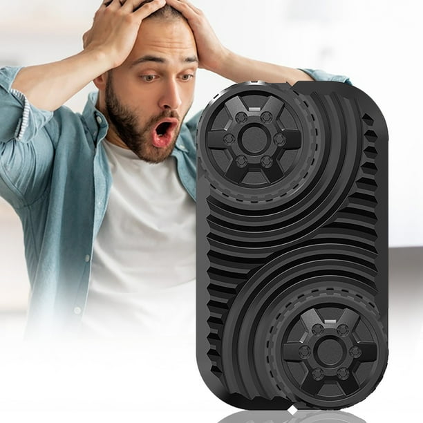 Tarjeta de empuje infinita con rueda giratoria | Juguete antiestrés para la palma | Spinner genial para adultos y niños | Dispositivo portátil de descompresión