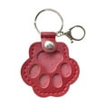 thumbnail image 2 of Pet Memorial Keychain - Leather Paw Keepsake Pendant Pet Hair Storage Holder Pet Loss Gift Remembrance Token Pet Lover Sympathy Gift( red), 2 of 5