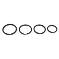 thumbnail image 3 of 10pcs Llavero Cola Hebilla Gancho para Camping Escalada Senderismo Deportes Gimnasia Negro 25mm Llavero de buceo, 3 of 8