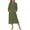 Army Green, variant on Women Zipper Robe Fleece Long Sleeves Bathrobe Sleepwear Warm Soft Housecoat with Pockets Zip Up House Dresses