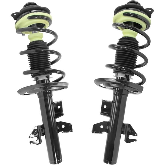Detroit Axle - 2.4L Front Struts for 2015 2016 2017 Chrysler 200, Complete Struts with Coil Spring Assembly Replacement