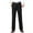 #002-Black, variant on Donemore Men's Solid Color Golf Jogging Sports Pants with Button Waist Back Zipper Pocket Outdoor Casual Tapered Ankle-Length Trousers