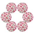 thumbnail image 3 of Round Placemat Heat Resistant & Wrinkle-Free Dining Table Decor Placemat For Home & Weddings Raspberry Pattern, 3 of 7