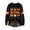 Black A, variant on Womens Halloween Sweatshirts Pumpkin Print Long Sleeve Pullover Top Fall Fashion Lightweight Casual Sweatshirt