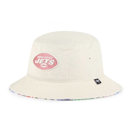 Women s 47 Natural New York Jets Pollinator Bucket Hat