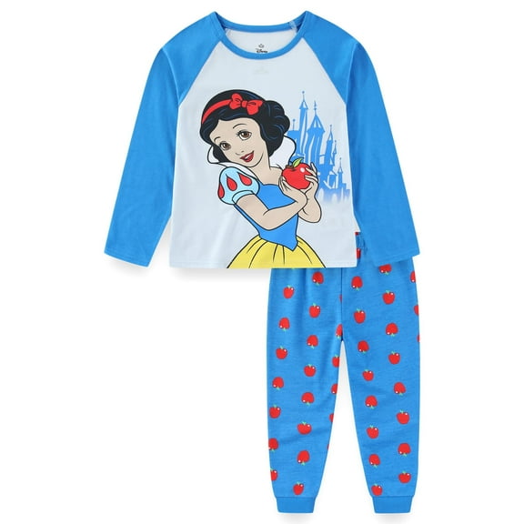 Disney Princess Snow White Long Sleeve Shirt and French Terry Pants Set (Girls), 2 Piece Set, Sizes 2T-6X