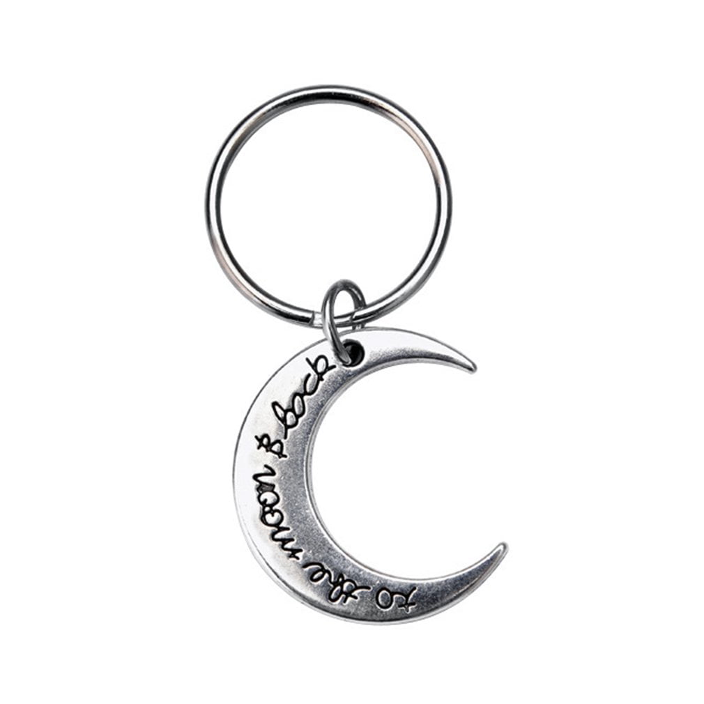 Accessories Keychains & Lanyards Zipper Charms Sun And Moon Keyrings 