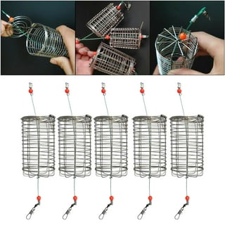 Generic Size 3 : carp Feeder Fishing Bait cage 5pieces a lot 5CM*6CM for  Feeder Fishing Lures Hooks Tackle Tools : : Sports, Fitness &  Outdoors