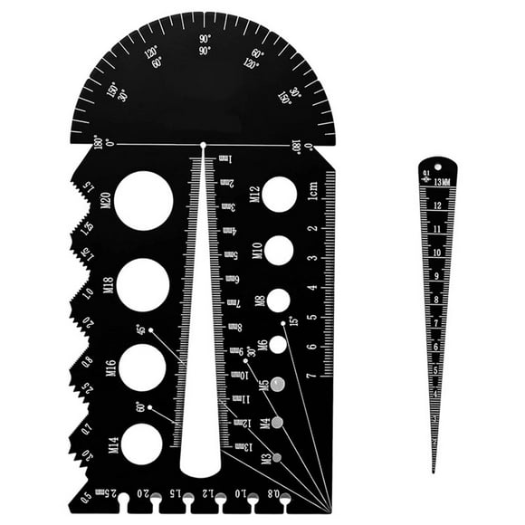 Thread Check Gauge Thread Measuring Tool Metric Imperial Measurement Tester