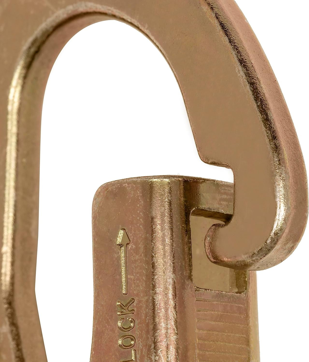 Steel  Plated Spreader Bar Snaphook - Yellow Snap Medium Sized With Fixed Eye - Spreader Snap Hook Separator For Fall Protection And Lifting Applications