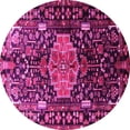 thumbnail image 1 of Ahgly Company Indoor Round Persian Pink Traditional Area Rugs, 5' Round, 1 of 4