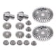 thumbnail image 2 of 1/14 Metal RC Car Diff Main Pinion Gear Set para WLtoys 144001 RC Car Truck, 2 of 7