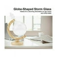 thumbnail image 2 of Indoor Outdoor Use Atmospheric Pressure Indicator, Hand Crafted Glass With Chemical Crystal Changes, Elegant Decorative Bottle For Weather Pattern Transformation, Symbol Of Love, 2 of 5