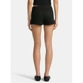 thumbnail image 3 of No Boundaries Faux Suede Low-Rise Hot Shorts, 2'' Inseam, Women's, 3 of 5
