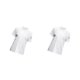 thumbnail image 1 of Minnieouse Chaqueta de chef elegante uniforme de cocina de manga corta para restaurante blanco XL Blanco SG 2Conjunto, 1 of 1