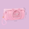 thumbnail image 3 of Kawaii Cute cat Pencil case Three-Layer Pencil case Large Capacity Pencil case Cute School Supplies (Purple), 3 of 4