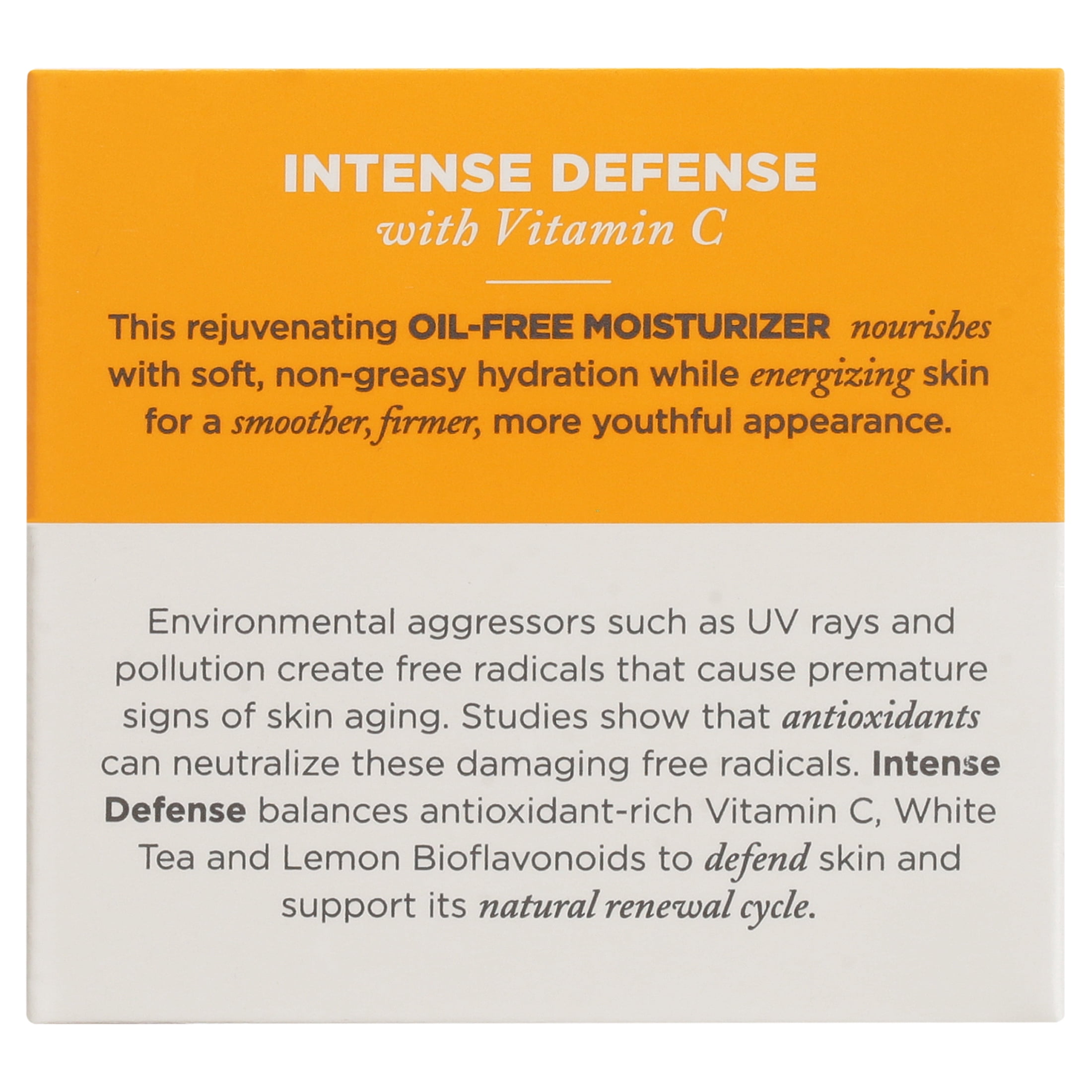 avalon organics intense defense moisturizer