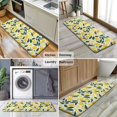 thumbnail image 6 of Yellow Lemon Fruits GreenLeaves Pattern Kitchen Rug Mat,Kitchen Runner Rugs Non Skid Washable,Decorative Kitchen Floor Mats for Kitchen,Sink,Laundry,17"x47.2", 6 of 7