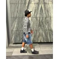 thumbnail image 5 of Pantalones de chándal góticos Harajuku Y2K para hombre, pantalones cortos de mezclilla holgados con estampado de palmeras, ropa de calle retro azul para gimnasio, ropa para hombre, 5 of 5