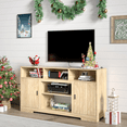 thumbnail image 4 of Oubayajia Farmhouse TV Stand for 65 Inch TVs, Media Console Cabinet with Storage & Adjustable Shelf, 4 of 8