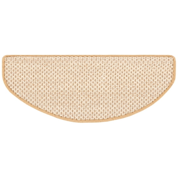 SAFAVIEH Stair Treads Roger 0.25" x 9" x 2'2" Sisal Natural 13 Count Staircase & Floor Step Tread