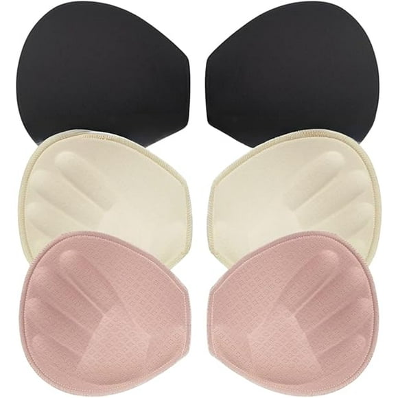 3 Almohadilla Relleno Brasier Copa Deportiva Traje De Baño