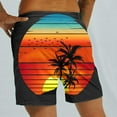 thumbnail image 6 of Njoeus Mens Swim Trunks, Men's Swimwear Mens Fashion 3D Printed Swim Board Short Bathing Suit Men Summer Hawaiian Beach Shorts with Pockets Elastic Waist S-5XL (Available in Big & Tall Size), 6 of 6