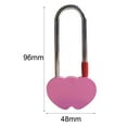 thumbnail image 7 of Love Lock Heart Padlock,Fashion Heart Lock Wishing Padlock for Wedding,Valentines,Anniversary(NO Key), 7 of 7