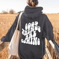 thumbnail image 2 of WEAIXIMIUNG Robe Sweat-Shirt Filles Mode Décontractée Imprimé à Capuche Manches Longues avec Poche Haut, 2 of 4
