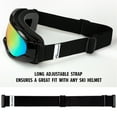 thumbnail image 2 of OutdoorMaster Kids Ski Goggles, Black - Grey Lens Red  VLT 14%, 2 of 7