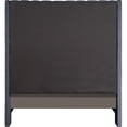 thumbnail image 5 of Meridian Furniture Fritz Gray Velvet Queen Bed, 5 of 10