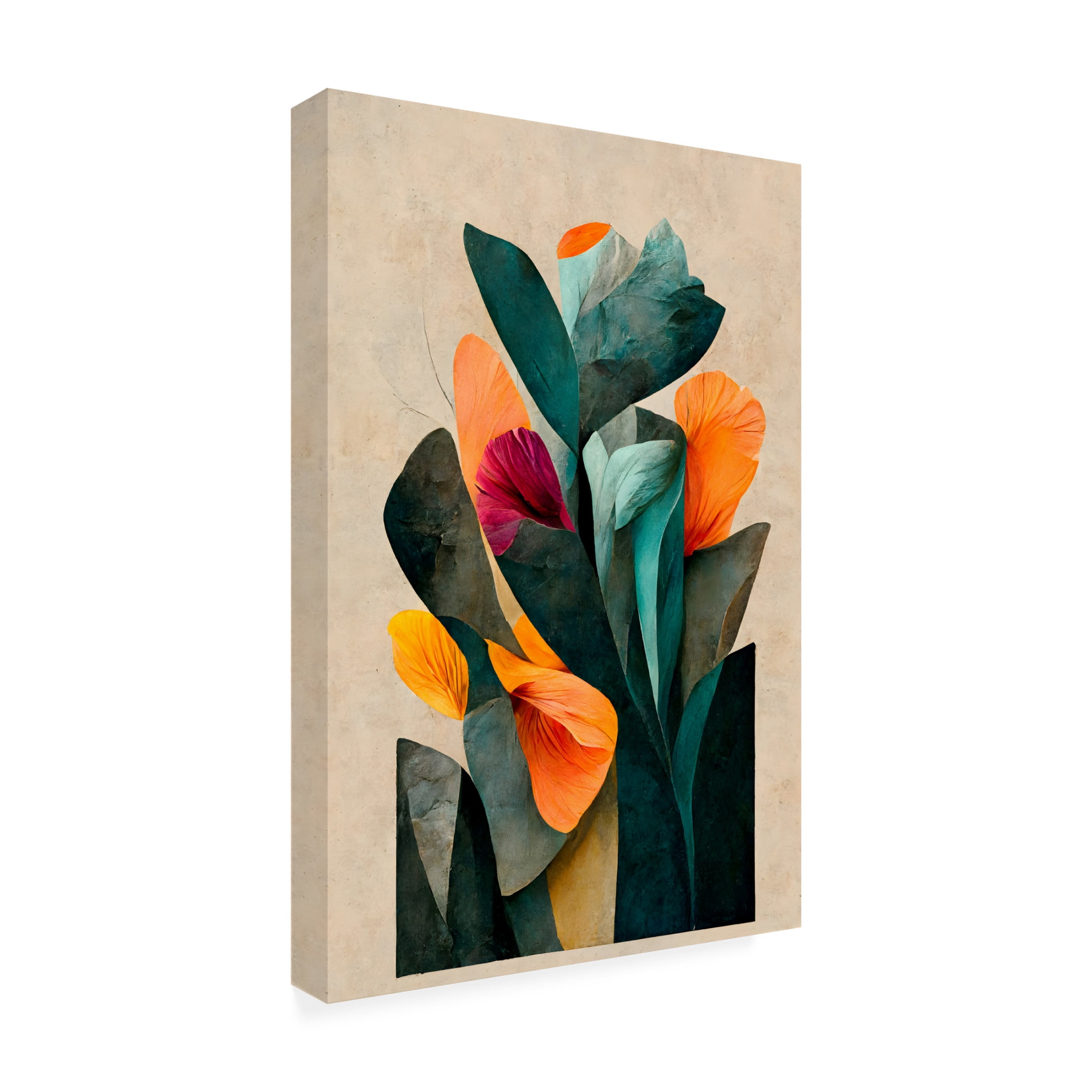 Canvas Wall Art - Treechild 'In My Garden' Wall Art for Living Room, Bedroom, or Office D?cor by Trademark Fine Art - 16 x 24 Inches