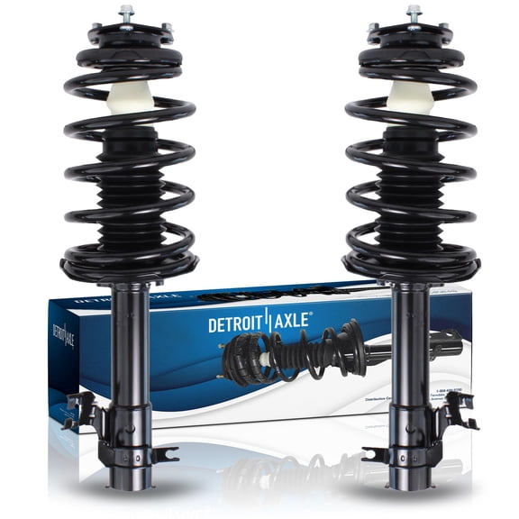 Detroit Axle - 2 Front Struts for 2002-2006 Nissan Sentra, Complete Quick Install Ready Struts w/Coil Spring Assembly 2003 2004 2005 Replacement