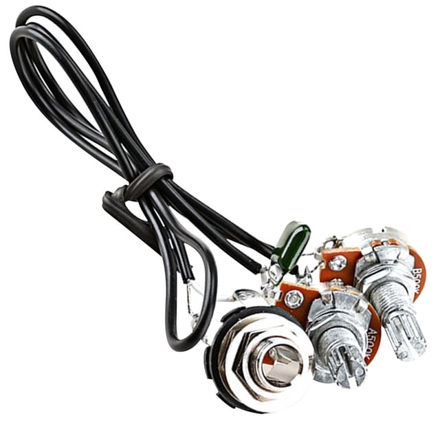 Raindrops 1Set Guitar Potentiometer Harness Replacement Prewired Durable Metal and Plastic Electric Guitar Accessory