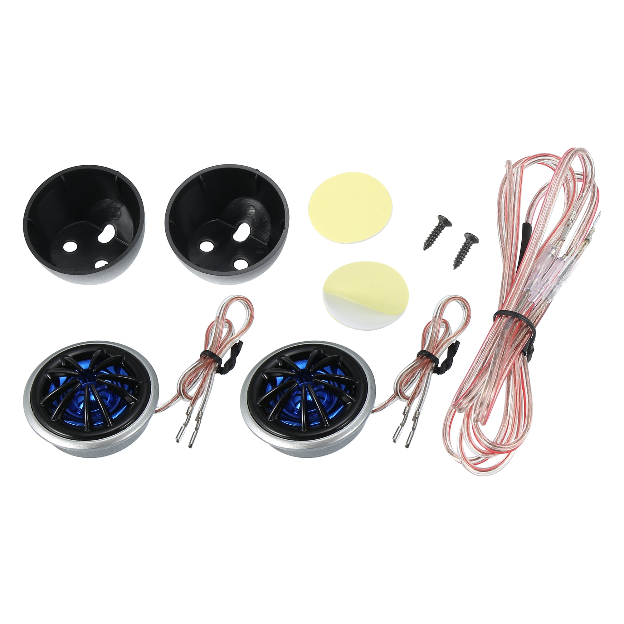 Unique Bargains High Frequency Stereo Tweeters Audio Speaker for Car Truck - 2pcs Blue