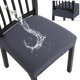 thumbnail image 1 of Juego de 4 fundas impermeables para asiento de silla de comedor SearchI Gris Profundo, 1 of 9