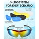 thumbnail image 3 of Gafas de Sol para Ciclismo Hurdilen Polarizadas UV400 con 5 Lentes Intercambiables Unisex, 3 of 7