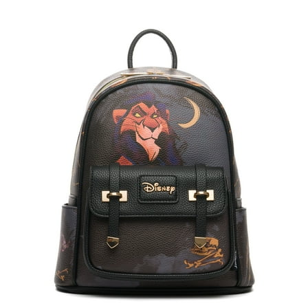 Disney The Lion King -- Scar WondaPop 11" Vegan Leather Fashion Mini Backpack
