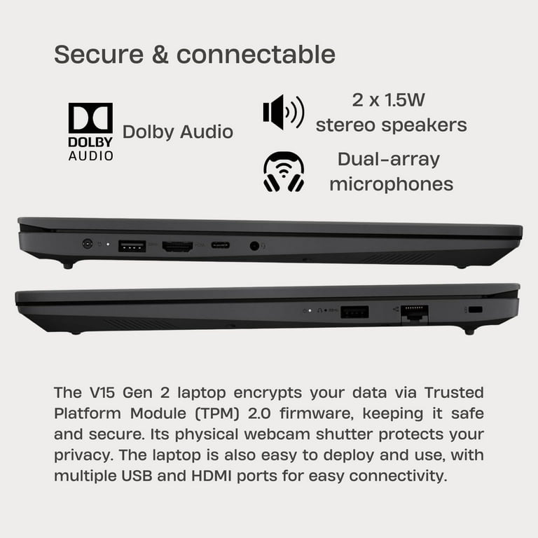 Lenovo V15 G2 Laptop, 15.6