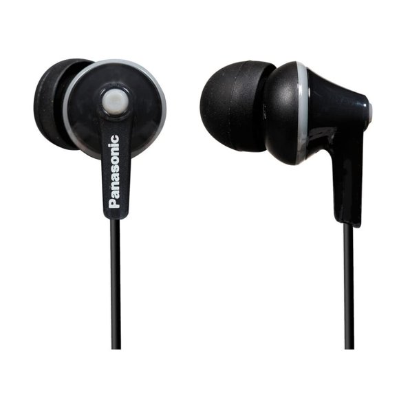 Auriculares Intrauditivos Panasonic RP-HJE125-K Negro, Driver de 9mm