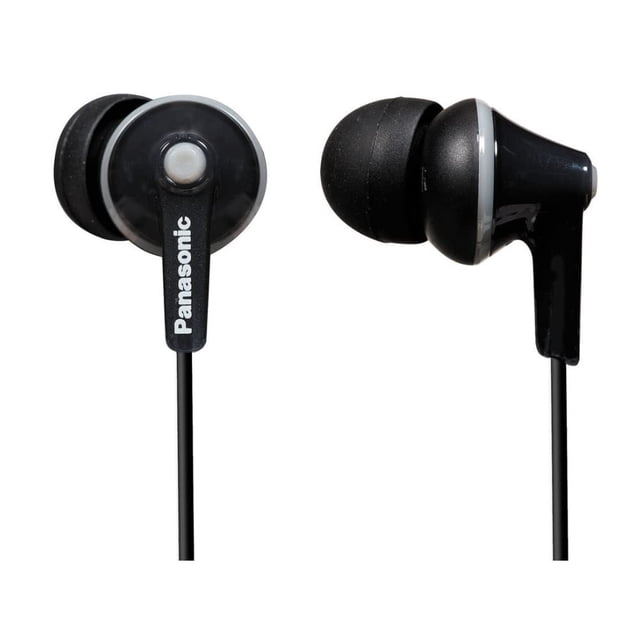 Auriculares Intrauditivos Panasonic RP-HJE125-K Negro, Driver de 9mm