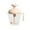 Light Pink, variant on ELQCSG Ergonomic Manual Egg Mixer for Kitchen - Efficient Handheld Whisk Cup for Quick Beating and Whipping Durable Construction Beige