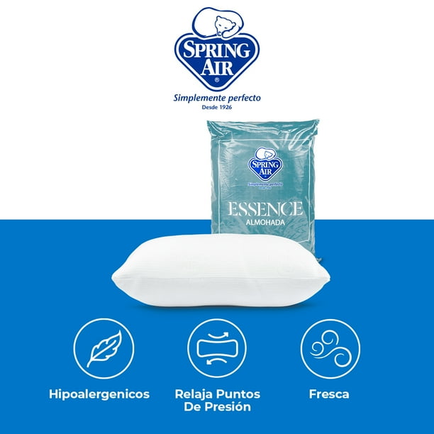 ALMOHADA ESSENCE MEMORY FOAM SHEREDED Spring air Spring air Essence Bodega Aurrera en linea