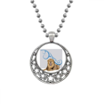 thumbnail image 1 of Feline Lions Fierce Patterns Necklaces Pendant Retro Moon Stars Jewelry, 1 of 3