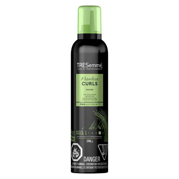 TRESemmé Flawless Curls Hair Mousse with Pro Lock Tech for 24H touchable definition hair styling 298 g