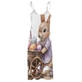 thumbnail image 5 of Easter Bunnies Rabbits Design Sleeveless Dress Woman Fashion Long Dresses Women's Summer Suit Dress 2025, 5 of 7