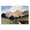 Serene Mountain River Landscape, variant on Stupell Industries Mountain Divide Valley Black Framed Giclee Art, design by Alonza Saunders