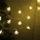 thumbnail image 2 of Naiovety Tira de luces de copo de nieve de alto brillo para decoración de fiestas de Navidad, atmósferas decorativas para jardín interior Iluminación navideña, 2 of 6