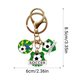 thumbnail image 3 of Llavero con colgante de fútbol | Adorno metálico para coche y recuerdo para aficionados al deporte | Regalo y recuerdo para aficionados al fútbol, 3 of 5
